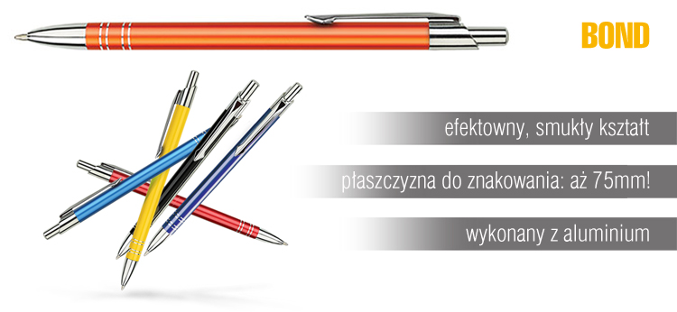 Długopisy o smukłym kształcie efektowne