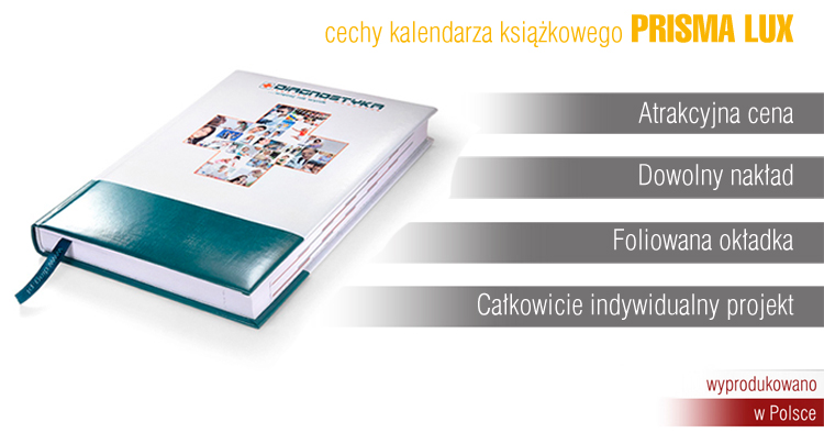 Prisma lux - kalendarz według Twojego projektu