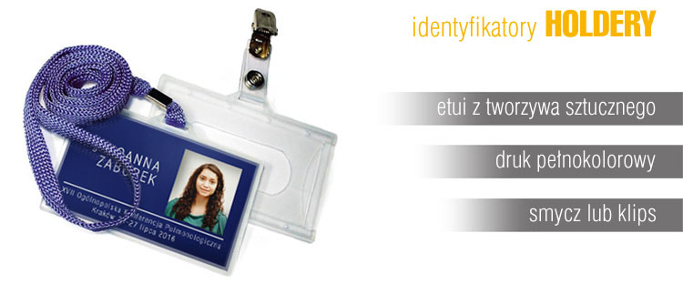 identyfikatory targowe konferencyjne holdery