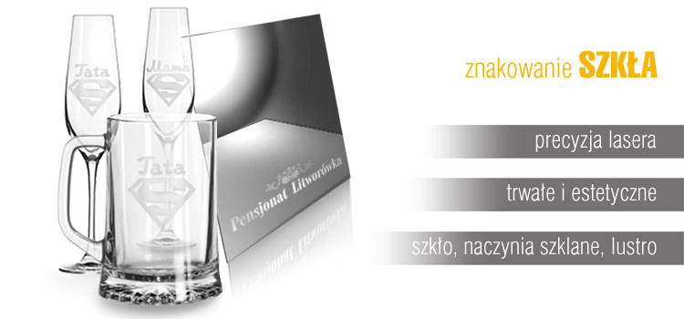 Grewerowane szkło szklanka kufel kieliszek lustro